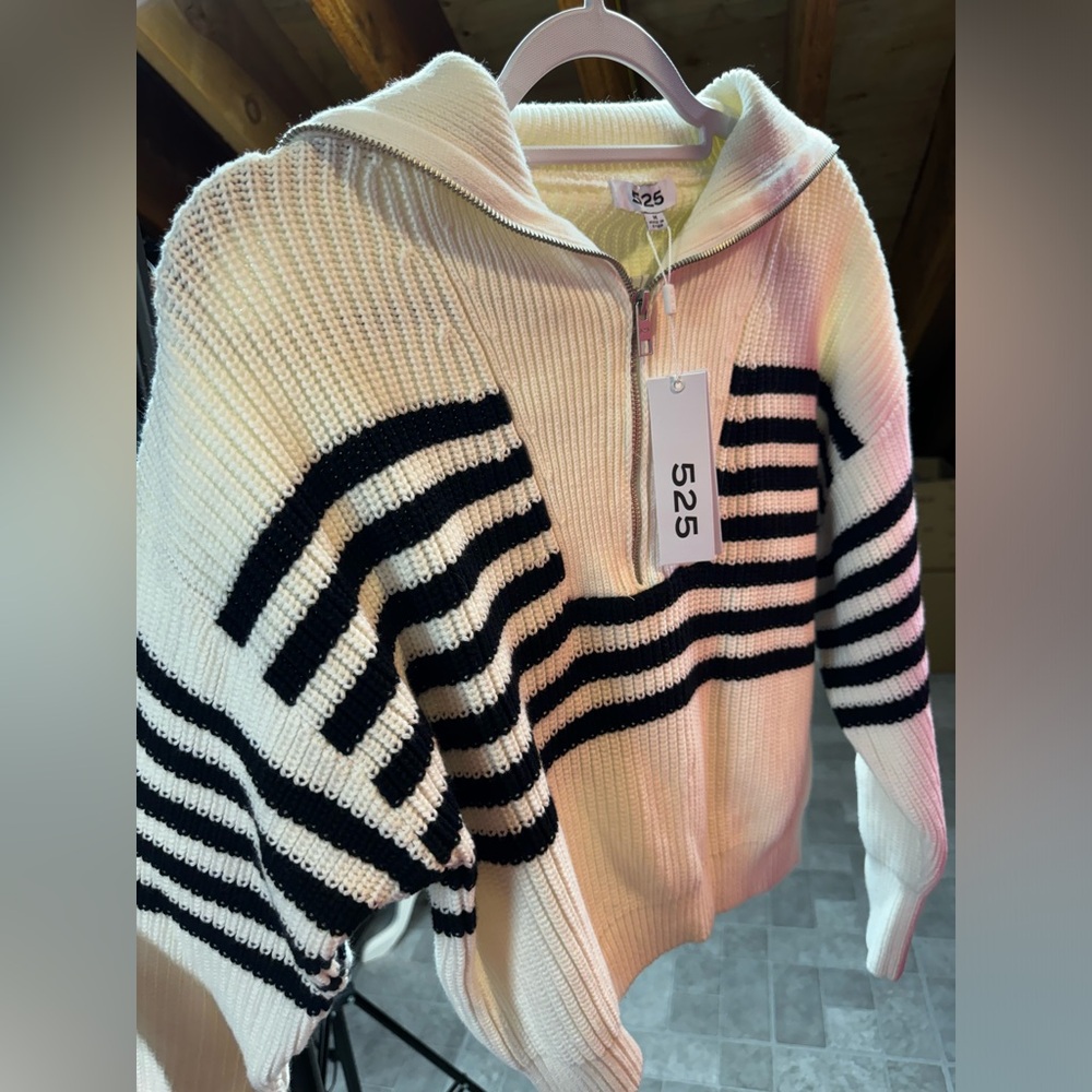 525 America Striped Sweater - Picture 7 of 7